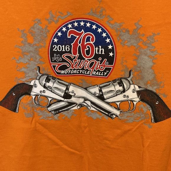 STURGIS rally- sleeveless Tshirt biker core - Picture 2 of 5